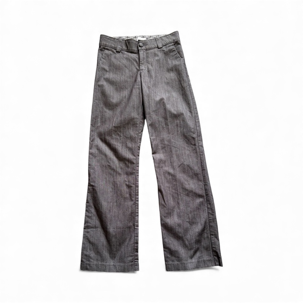 Lee Platinum Label Women’s Gray Straight Leg Pants Size 2 Medium
